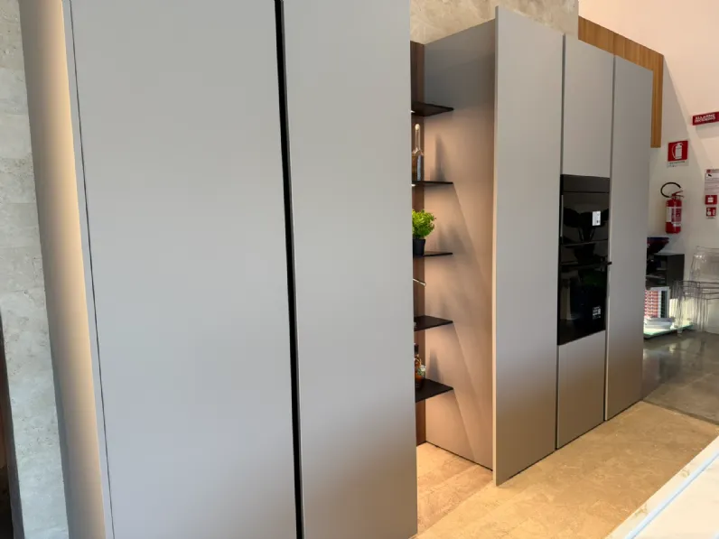 Cucina a PREZZI OUTLET in laccata opaco Binova -56%