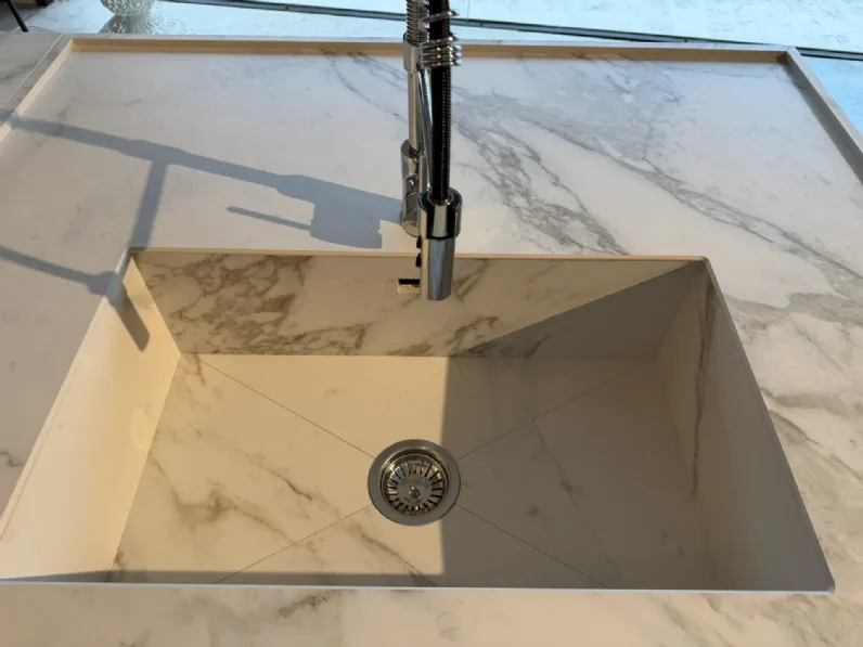 Cucina a PREZZI OUTLET in laccata opaco Binova -56%