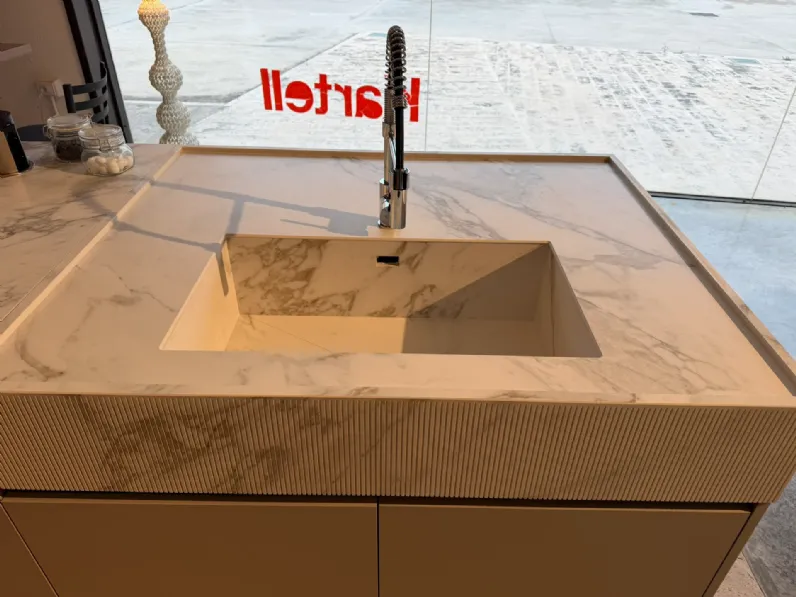 Cucina a PREZZI OUTLET in laccata opaco Binova -56%