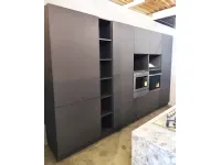Cucina grigia moderna con penisola Bea orione penisola Arrex scontata