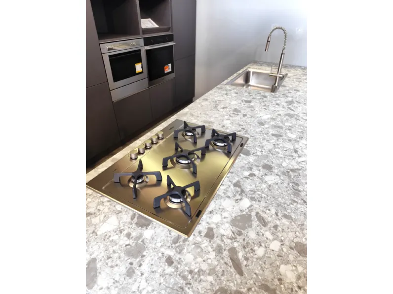 Cucina con penisola moderna grigia Arrex Bea orione penisola a soli 6500 Euro