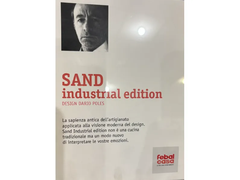 Cucina a prezzo scontato con penisola moderna Modello sand Febal