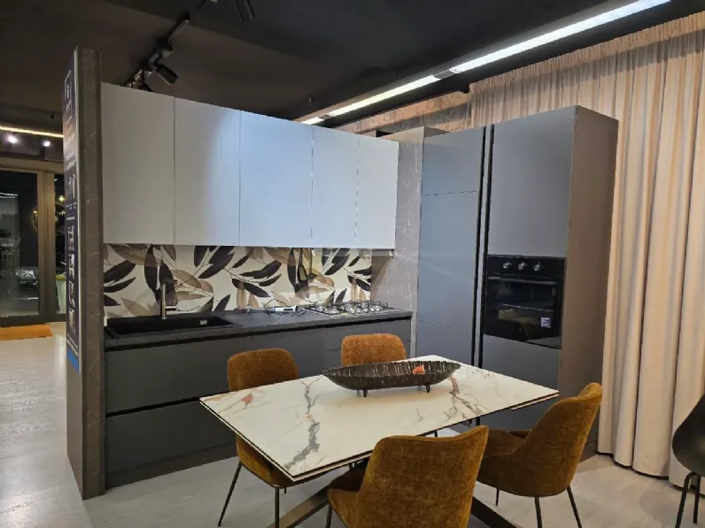 Cucina grigia moderna lineare Alyssa Artigianale a soli 5720 Euro