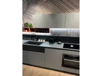 Cucina grigia moderna lineare Cucina arredo 3 Arredo3 scontata