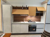 Cucina lineare in laminato opaco grigia Cucina cloe a prezzo scontato