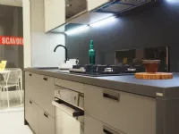 Cucina grigia moderna lineare Scavolini Cucina sax a soli 9655
