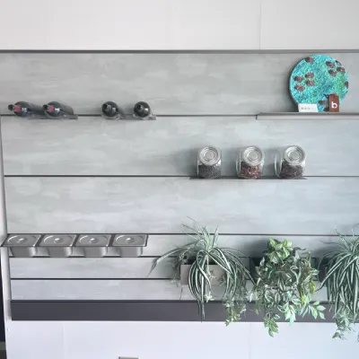 Cucina grigia moderna lineare Line system Scavolini a soli 1800 Euro