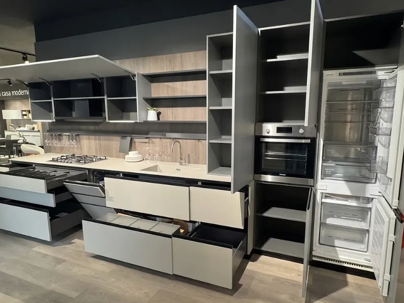 Cucina moderna lineare Linea La casa moderna a prezzo ribassato