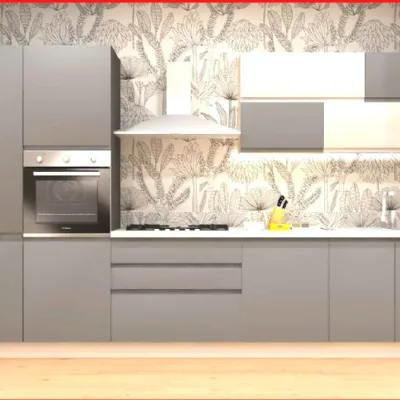 Cucina a prezzo scontato lineare moderna Master kel Artigianale