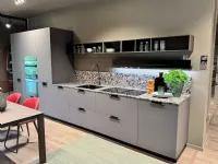 Cucina grigia moderna lineare Maxima 2.2 Cesar a soli 17465