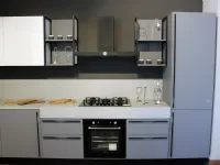 Cucina grigio design ad angolo Marina 3.0 Febal