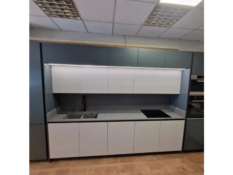 Cucina a PREZZI OUTLET in laccata opaco Antares -35%