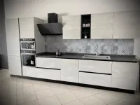 Cucina grigio design lineare Stella  Essebi cucine in Offerta Outlet