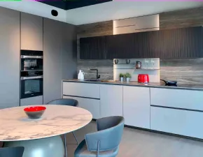 Cucina grigio moderna ad angolo Axis - irori Zampieri cucine a soli 27100