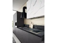 Cucina grigio moderna ad angolo Maya 2 Artigianale in offerta