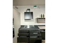 Cucina grigio moderna ad angolo Metropolis Stosa in offerta