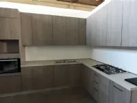 Cucina grigio moderna ad angolo Primavera Arrex