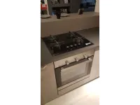 Cucina grigio moderna ad angolo Sax Scavolini