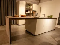 Cucina grigio moderna ad isola Forma mentis Valcucine in Offerta Outlet