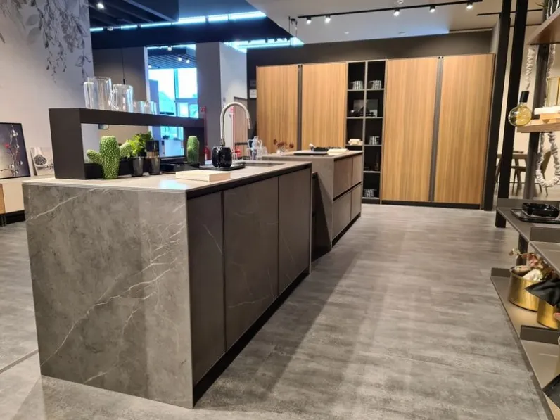 CUCINA ad isola Arredo3 Sa 190 square pietra grey SCONTATA 57%