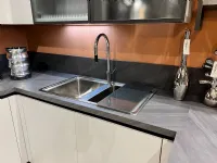 Cucina grigio moderna con penisola Evolution Scavolini a soli 6900