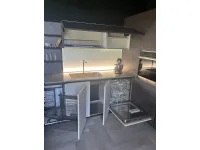 Cucina grigio moderna con penisola Space Forma 2000 a soli 7800