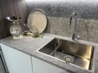 Cucina Cloe moderna grigio Arredo3 lineare scontata 50%