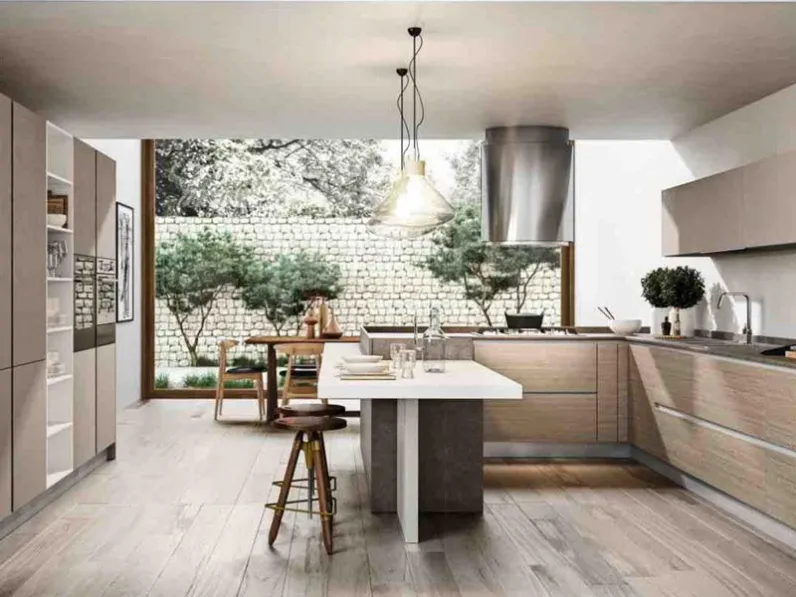Cucina grigio moderna lineare Home cucine Cartesia a soli 7000�