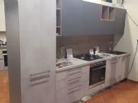 Cucina grigio moderna lineare Kali Arredo3