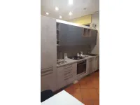 Cucina grigio moderna lineare Kali Arredo3