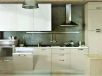 Cucina grigio moderna lineare Lungomare 14 Artec in Offerta Outlet