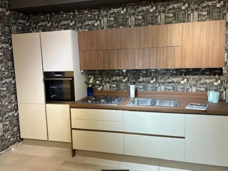 Cucina moderna lineare Marilin Aran a prezzo scontato