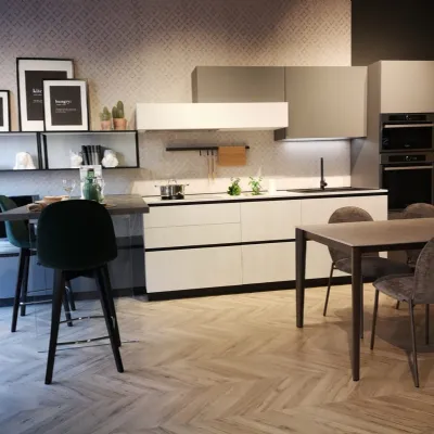 Cucina in laminato materico Stosa a PREZZI OUTLET -55%