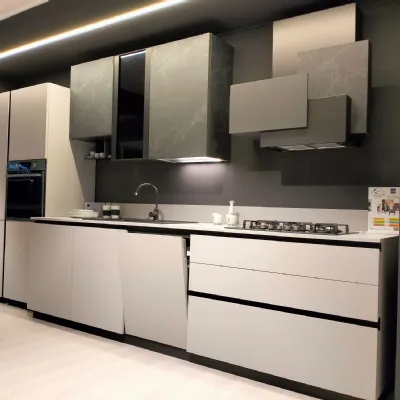 Cucina grigio moderna lineare Stosa Metropolis a soli 7500€