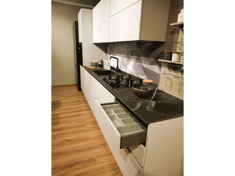 Cucina lineare Febal Modula line SCONTATA 60%