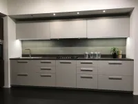 Cucina grigio moderna lineare Roll Ernestomeda