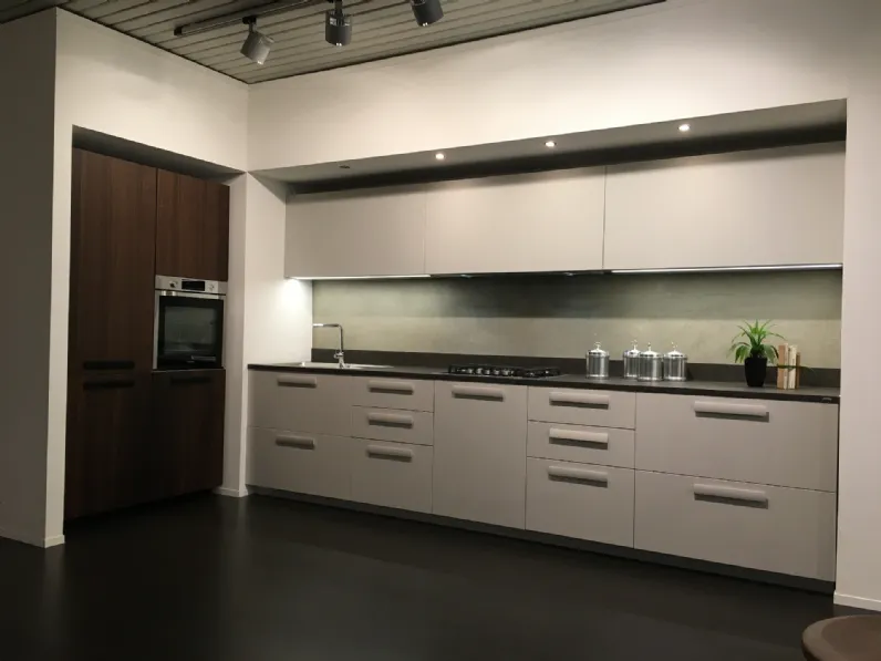 Cucina grigio moderna lineare Roll Ernestomeda