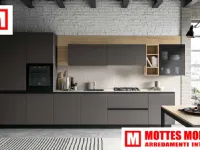 Cucina lineare moderna Torino Mottes selection a prezzo scontato