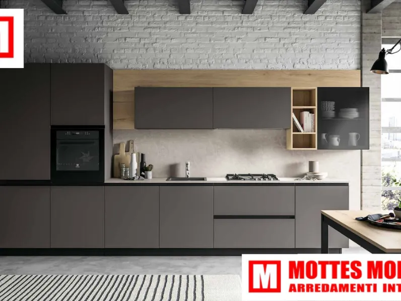 Cucina lineare Collezione esclusiva Torino SCONTATA 40%