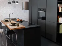 Cucina Groove moderna antracite ad isola Berloni cucine scontata 40%