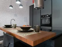 Cucina Groove moderna antracite ad isola Berloni cucine scontata 40%