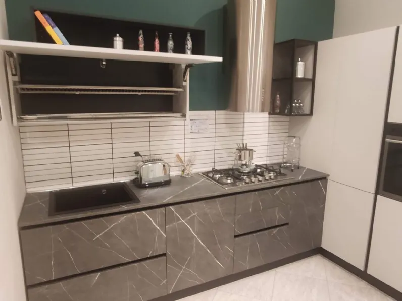 Cucina ad angolo Home cucine Aura SCONTATA 56%