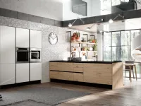 CUCINA Imab group Capri grigio cenere e rovere PREZZO OUTLET