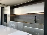 Cucina Binova design lineare tortora in kerlite Atelier gres  pb20/22