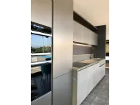 Cucina Binova design lineare tortora in kerlite Atelier gres  pb20/22