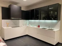 Cucina bianca moderna ad angolo Varenna Artex a soli 16900