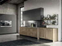 Cucina lineare moderna grigia Arredo3 Cleo 1 a soli 11201