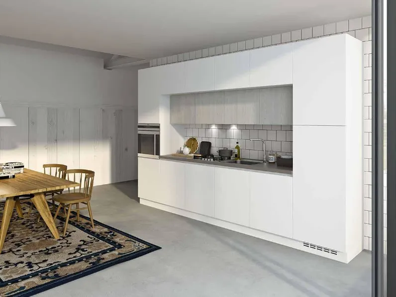 Cucina Essebi lineare Seta SCONTATA del 35%! Look moderno ed elegante.