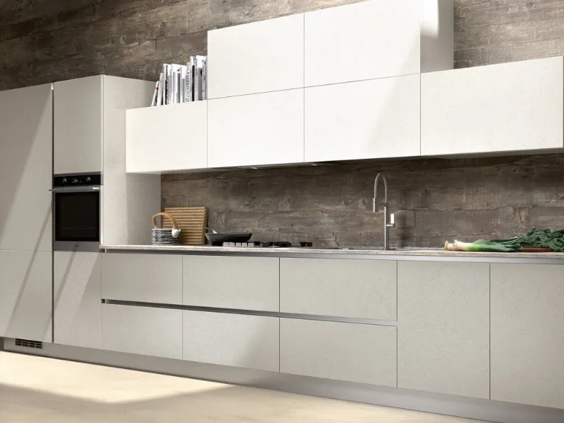 Cucina lineare Essebi Mhid stella cemento SCONTATA 30%