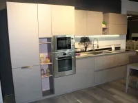 Cucina in laminato materico Euromobil a PREZZI OUTLET